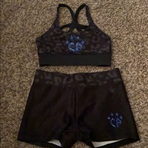 Cheer practice clothes